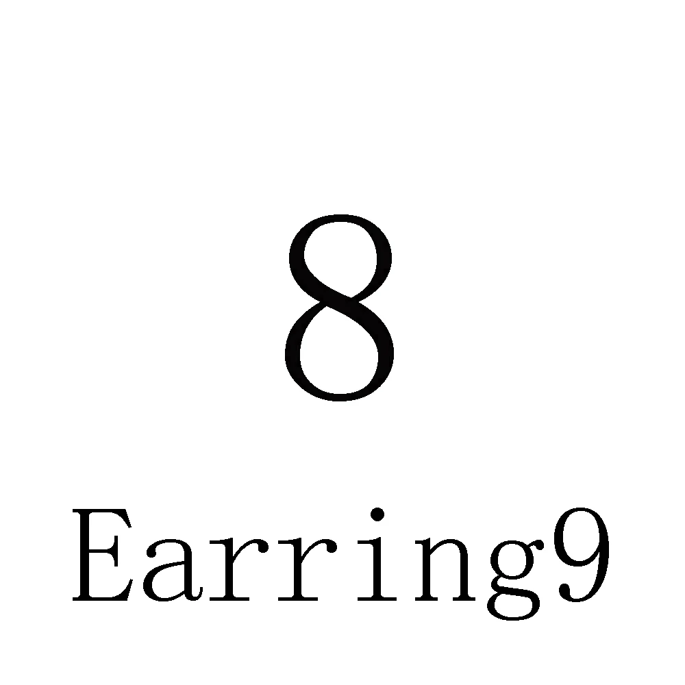 Earring9 8 925 пробы серебряные серьги в виде медведя модные серьги-гвоздики для пирсинга ювелирные изделия от производителя - Окраска металла: Earring9 8