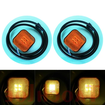 

2Pcs 24V LED Side Marker Lights For MAN TGS/TGM Heavy Truck Clearance Lamps