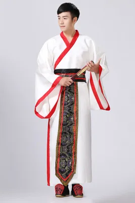 Китайский народный танец костюм Hanfu мужской классический фехтовальщик одежда для выступлений для косплея сценический Атласный халат qin плюс размер XXL ханьфутанцевальный костюм танцевальные костюмы сценический костю