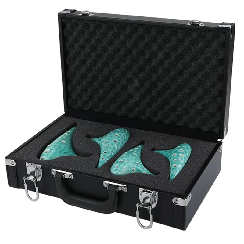 

TNG Ocarina-Ocean Wave Ceramic Musical Instruments, 12 Holes, Professional Musique, Handmade Dolomite, From Taiwan, 4 Pieces