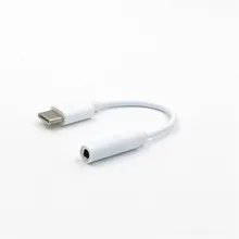 500pcs USB 3 1 Type C 8pin to 3 5mm Aux earphone Headphone Jack Adapter audio cable For android iPhone 8 7 Plus x for samsung