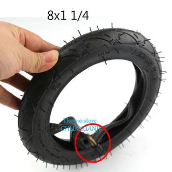 

Good quality 8 inch tyre 8X1 1/4 Scooter Tire & Inner Tube Set Bent Valve Suits Bike Electric / Gas Scooter Tyre