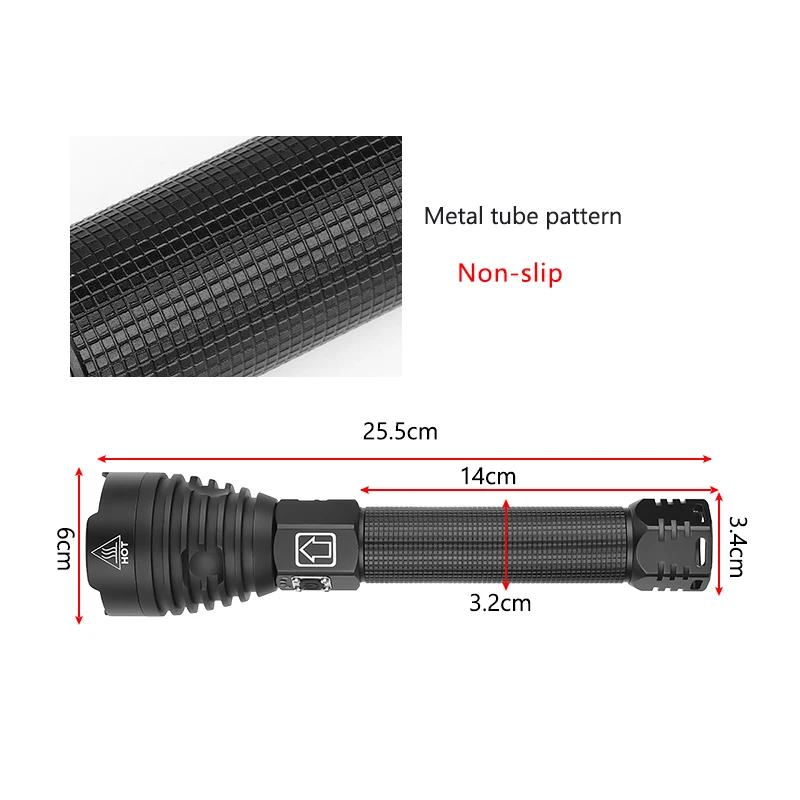 150000Iumens XHP90 Новый светодиодный фонарь = 1 5 XHP70.2 USB зарядка 2*26650 долгий срок службы