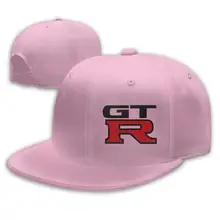 Унисекс GT-R логотип хлопок бейсболка шапка-бейсболка Регулируемая структура подходят шляпы