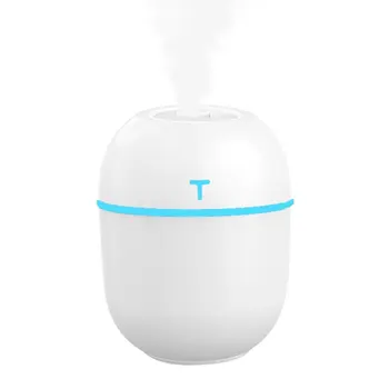 

220mL Mist Humidifier Diffuser LED Colorful Quiet Car Humidifier Essential Oil Diffuser USB Powered Home Humidifier