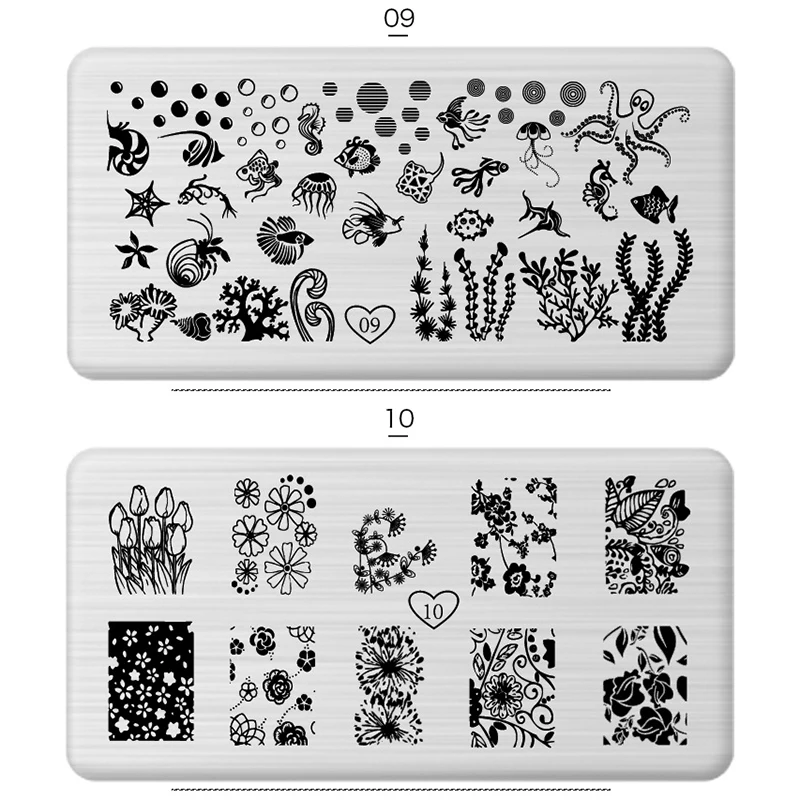 Nail Stamping Plates DIY Nail Stamper Nail Stencil Nail Charm Nail Deco Nail Art Accessoire Nail Designs Nail Art Decorations