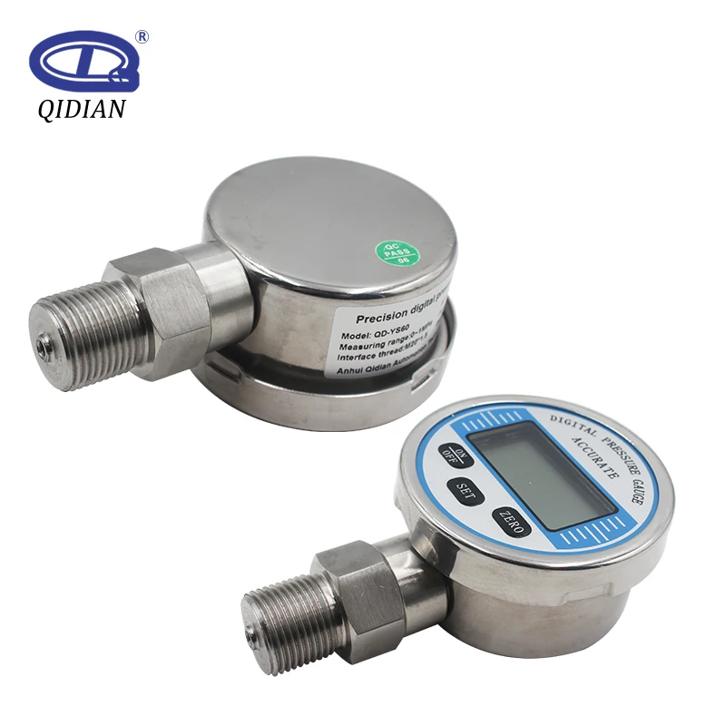 0-100Mpa Csutomized LCD Digital Hydraulic Pressure Gauge 60mm SS304 Oil Fuel Water Pressure Meter 40Mpa 6Mpa 100Kpa 500Kpa