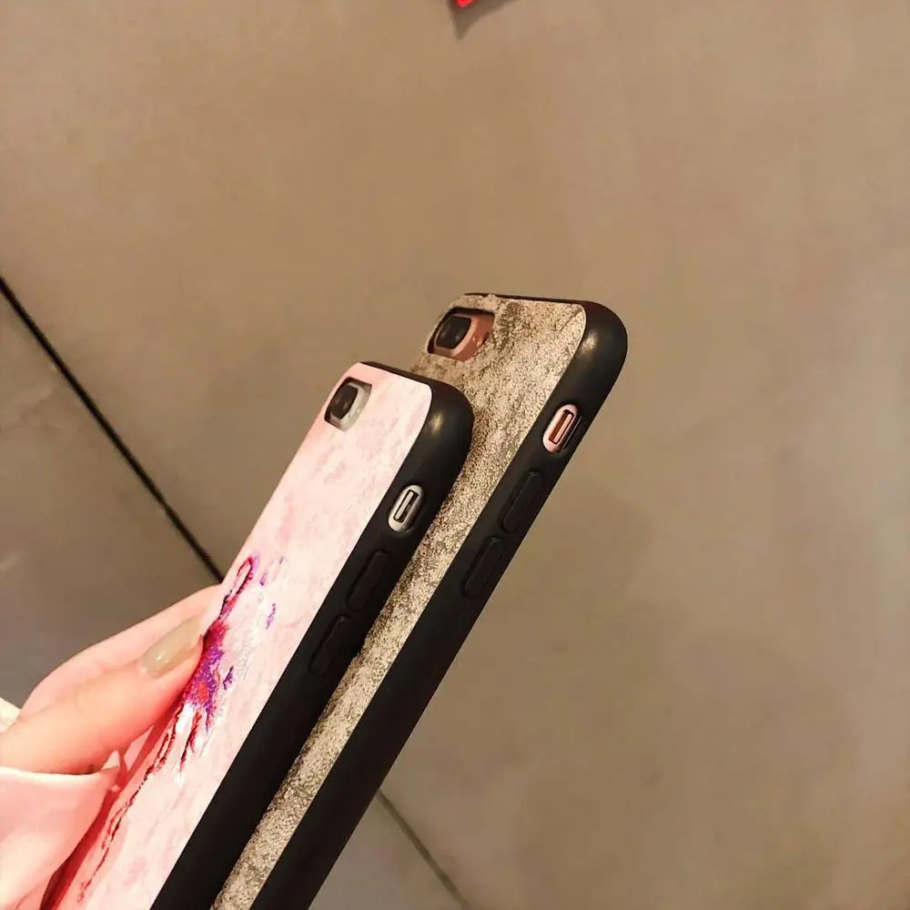 Кожаный чехол для телефона с вышивкой для iphone 6 7 8 6Plus 7Plus 8 Plus
