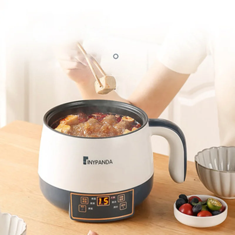 Multicooker Electric Cooker 1.7L Small Rice Cooker 1-2 People Household Non-stick Hot Pot Electric Steamer Cooking Appliances 3