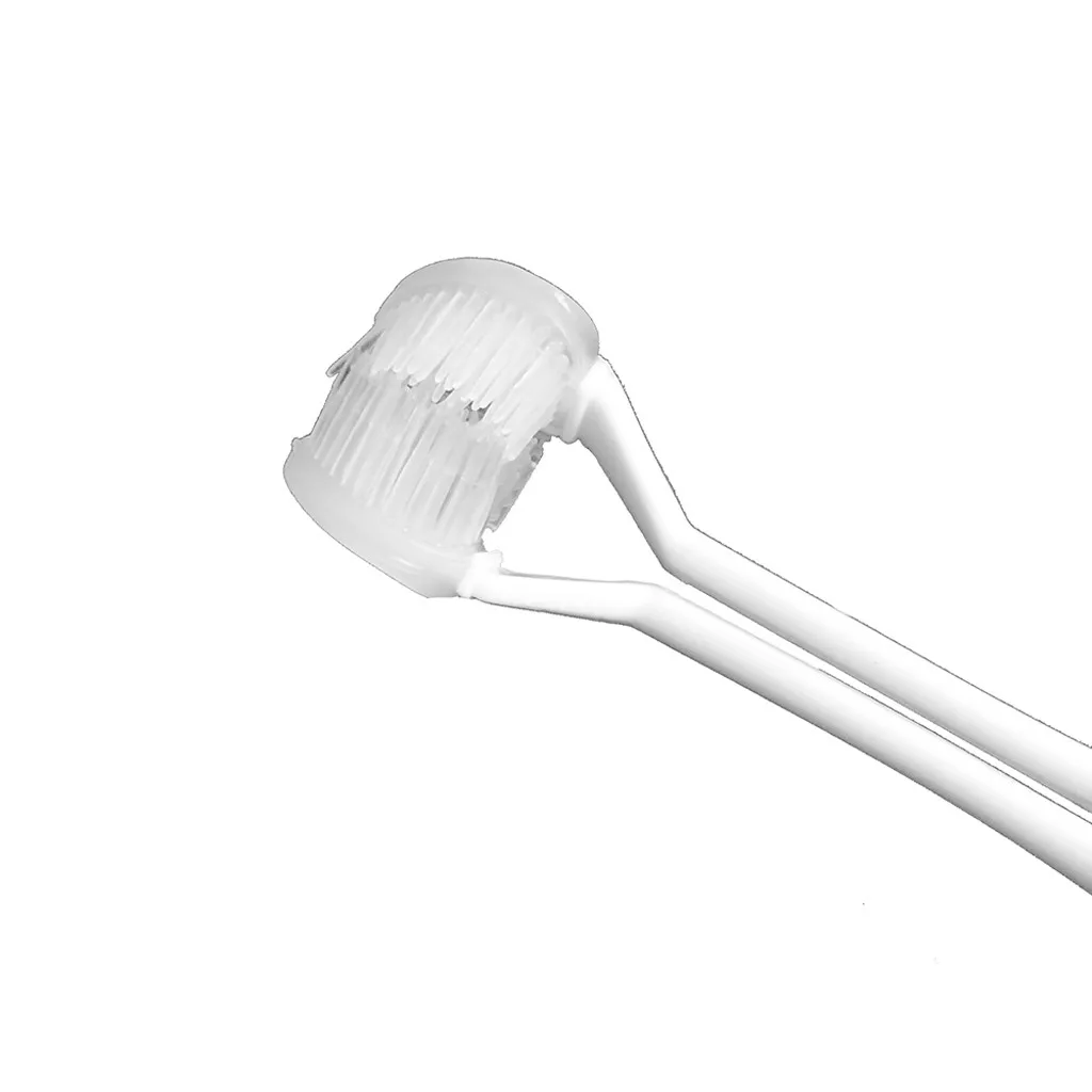 Special Needs 3 Sided Toothbrush 360 Surround Toothbrush Complete Coverage Adult Eco Friendly Brushes Oral Cleaning Care Tools