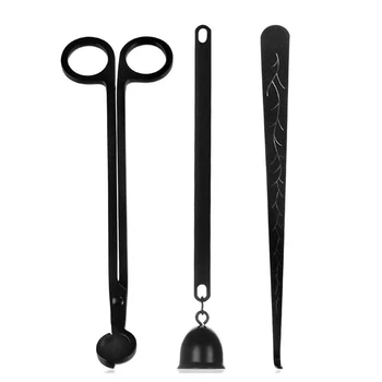 

3 in 1 Candle Accessory Set, Candle Wick Trimmer Candle Cutter, Candle Snuffer, Candle Wick Dipper