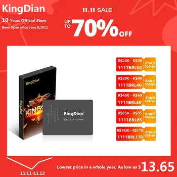 KingDian 2.5 SATA SSD 120GB 240GB 480GB 1TB 2TB HD HDD SSD Internal Solid State Disk Hard Drive  for Desktop Laptop PC 1