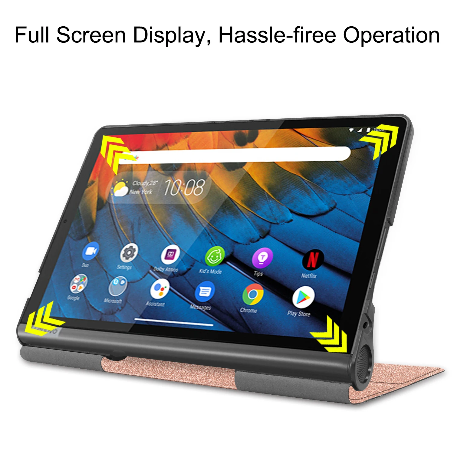 YT-X705 для lenovo Yoga Smart Tab 5 10,1 YT-X705 чехол из искусственной кожи тонкий легкий складной чехол для Yoga Smart Tab 5 YT-X705 чехол