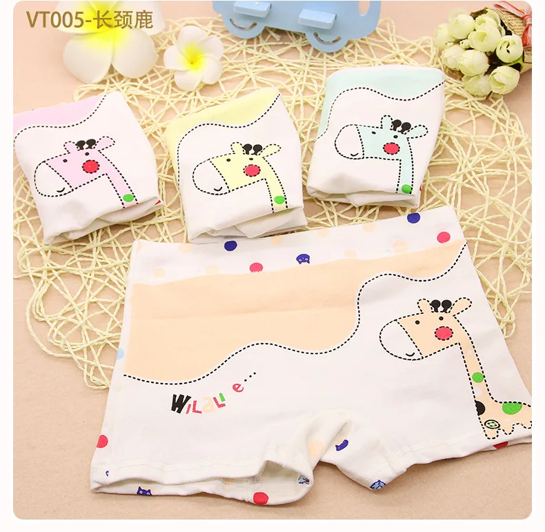 Girls Underwear Pure Cotton Shorts Female Baby Baby Girl Triangle Pants Pantyhose Pants Four-corner Pants Pants