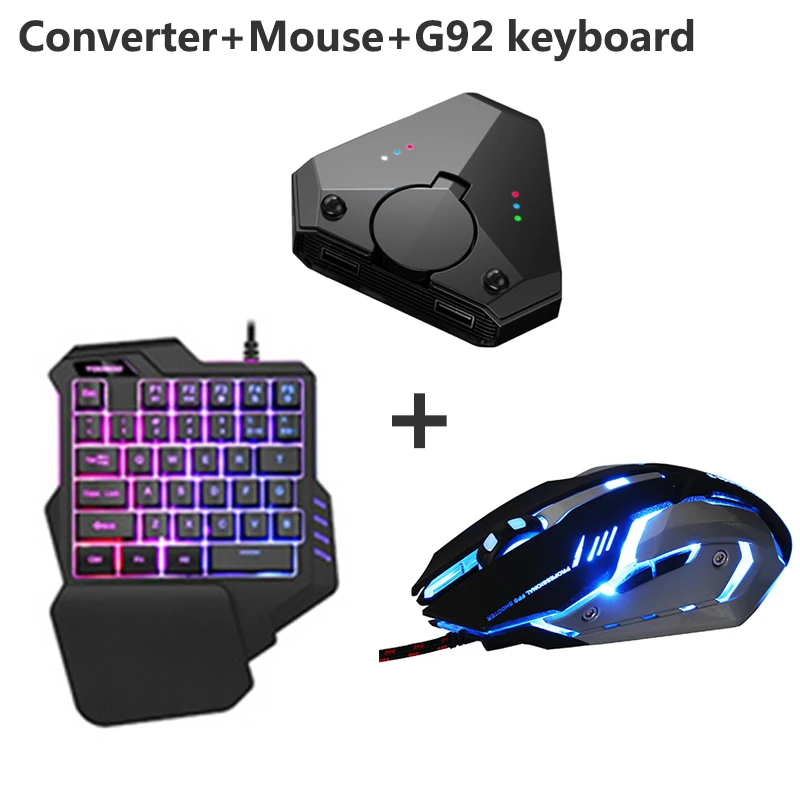 Converter Mouse G92 Pubg контроллер геймпад Bluetooth смартфон Android мобильный телефон геймпад геймер клавиатура мышь конвертер для iPad к ПК адаптер - Цвет: Converter Mouse G92