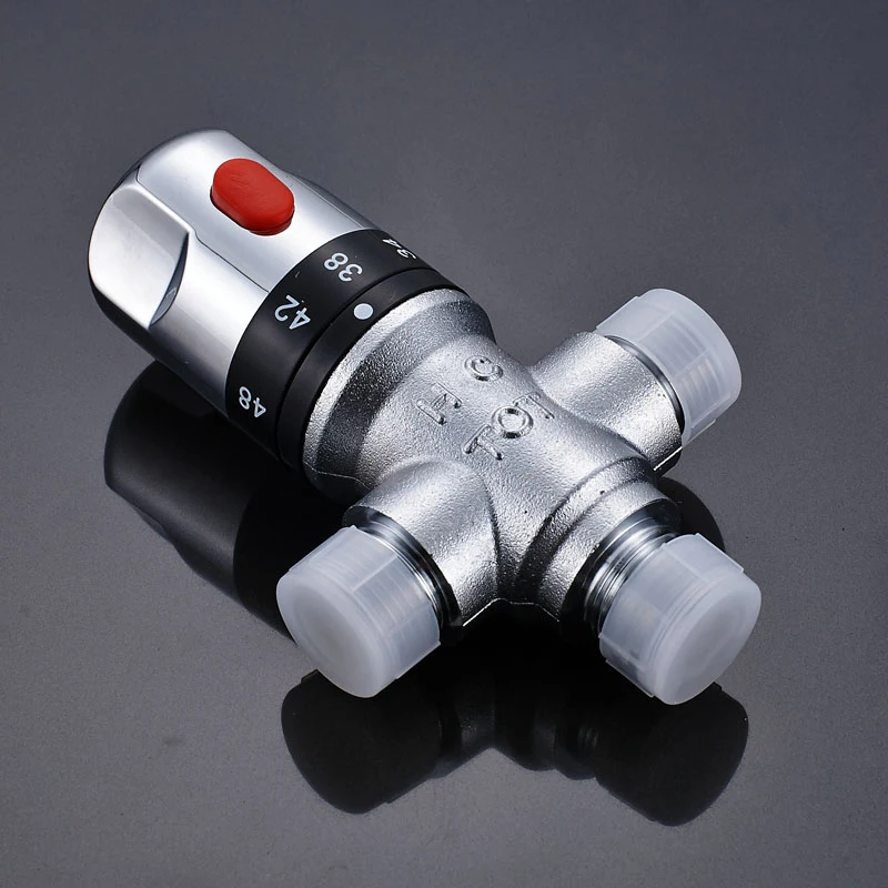 Suguword Brass Thermostatic Valve Bathroom Accessories Temperture Control 1/2 standard For Water Heater Shower Faucet and so on
