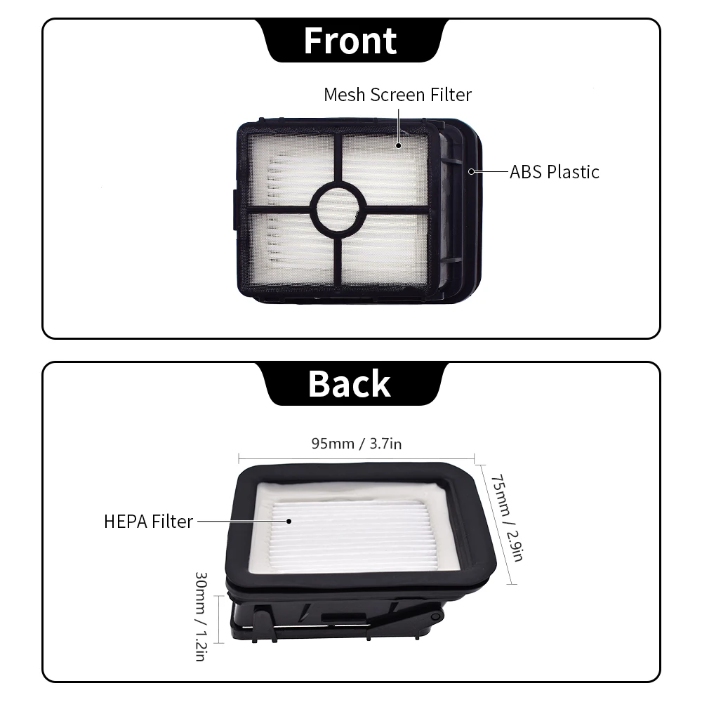 Roller Brush Filter Compatible with Bissell Crosswave 1713 1785 Series Pet  Pro 2224E Cordless 2582E 1866 1868 1926 1934 Part