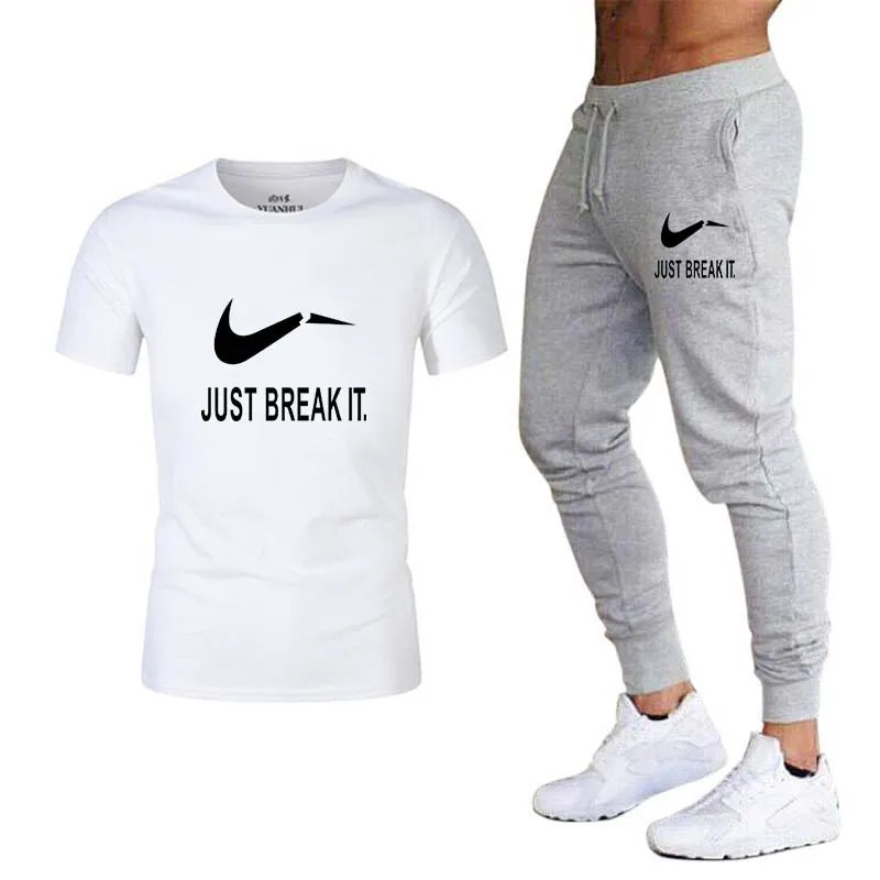 Бренд 2 комплекта мужской спортивной одежды одежда для фитнеса одежда для бега спортивные брюки спортивные тренировочные колготки - Цвет: Photo Color