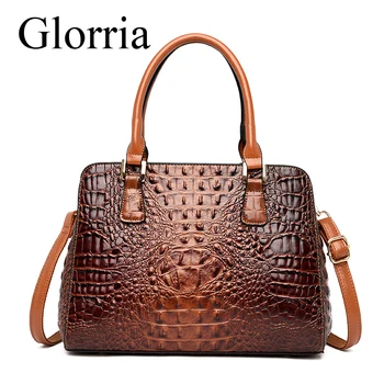

Luxury Handbags Women Bags Designer Alligator Leather Large Shoulder Bags Tote Hand Bag Casual Crossbody Bags For Women 2020 Sac