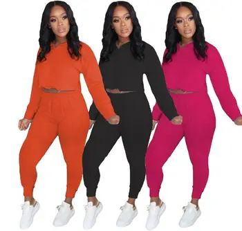 

Sportwear Women's Set Two Piece Set Long Sleeve Zipper Tops Jogger Pants Suit Tracksuit Matching Set Casual OutfitS