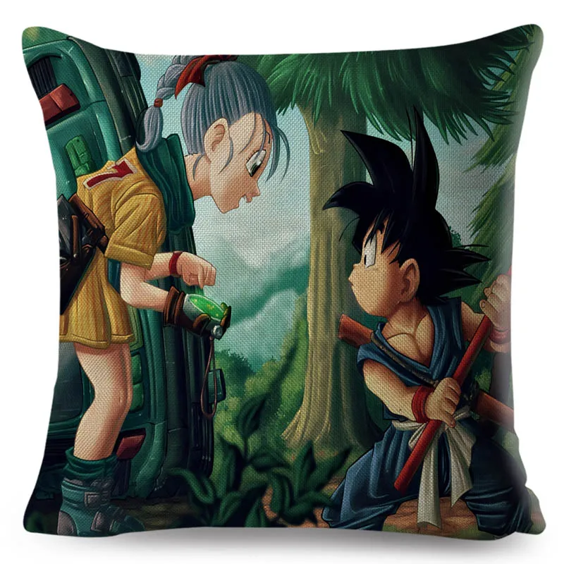14 Супер Dragon Ball-Z подушка для дивана домашний белье размером 45*45 см Декор японский мультфильм Аниме сын Goku vegeta Наволочка Чехол для подушки - Color: 14