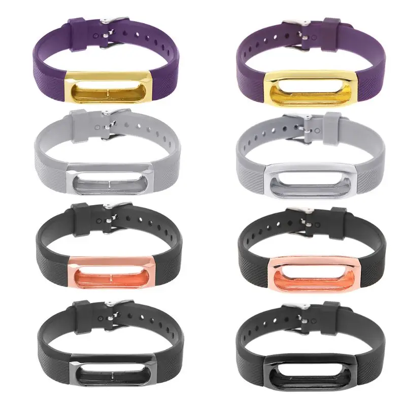 

For Xiaomi Mi Band 1 Bracelet Strap For Miband 2 Colorful Metal Strap Wristband