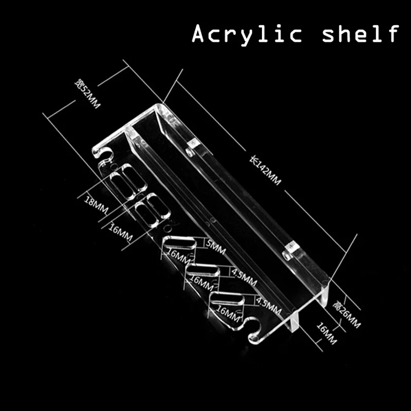 Acrylic shelf