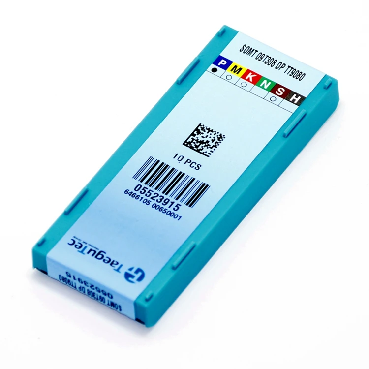 SOMT09T308 DP TT9080 10 шт./лот TaeguTec отрицательные треугольные внешние поворотные вставки