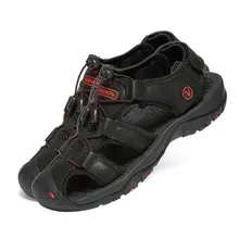 Новинка; классические мужские мягкие сандалии; удобная мужская летняя обувь; кожаные сандалии; мягкие сандалии; удобные мужские летние сандалии в римском стиле; большие размеры