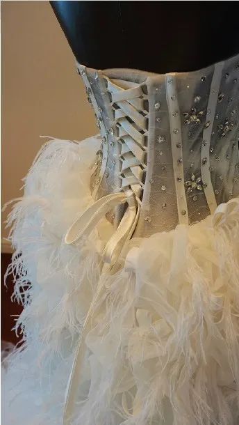 Новинка, модное платье для невесты, свадебное платье, vestidos, формальные, тюлевые, элегантные, вечерние, сексуальные, Кристальные перья, свадебные платья