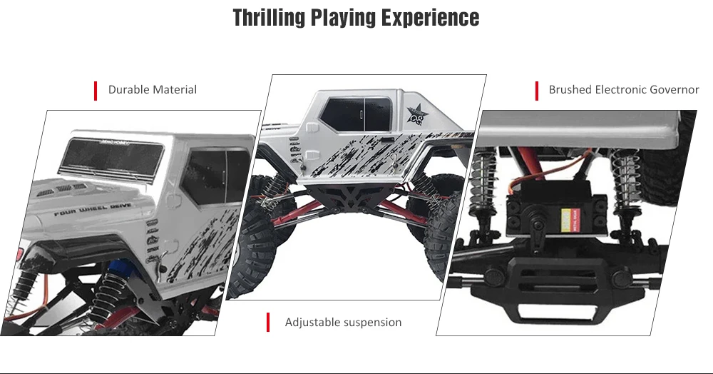 HOBBY 1071SJ 1/10 RC альпинистский автомобиль-RTR 4WD 2,4G матовый передний и задний двойной руль высокоскоростной гоночный автомобиль детская игрушка подарок