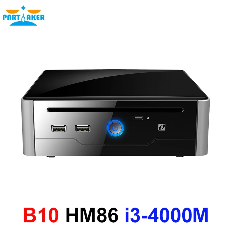Причастником Мощный мини ПК компьютер Windows Intel Core i3 4000M DVI HDMI Настольный HTPC