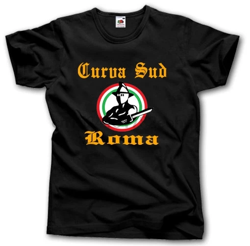 КАК ROMA CURVA SUD рубашка S-XXL ULTRAS romini фанатики хулиганов футболист кальцио Футболка