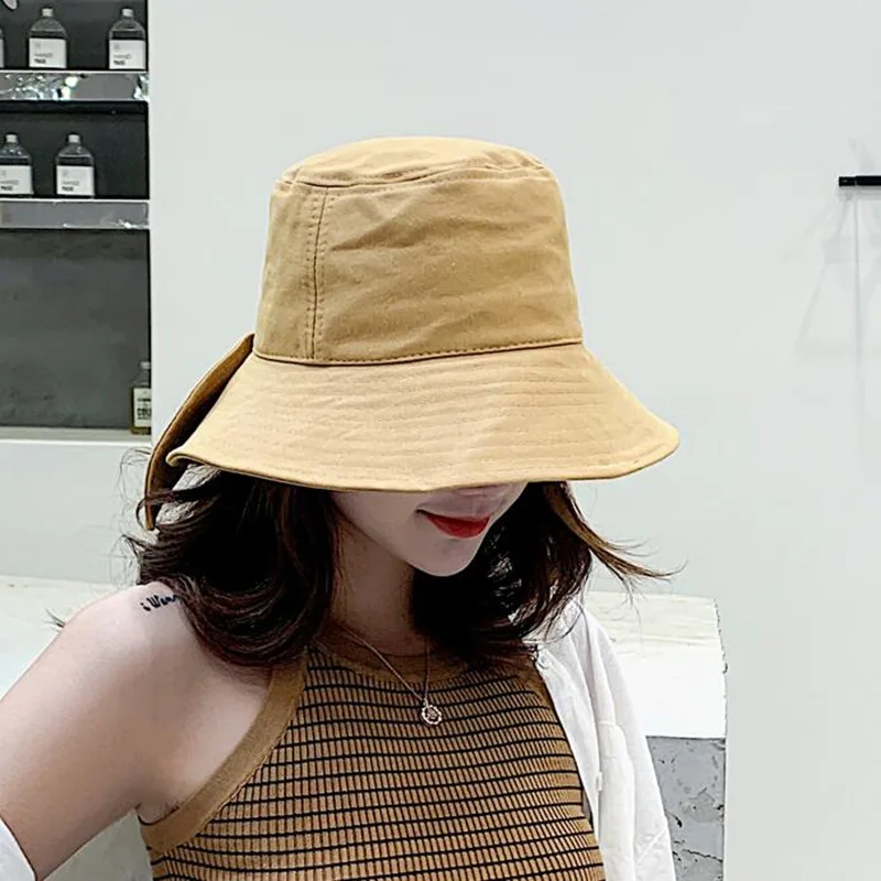 new spring and summer Korean version of the female sweet leisure fisherman hat Japanese soft sister sun hat sunshade woman hat