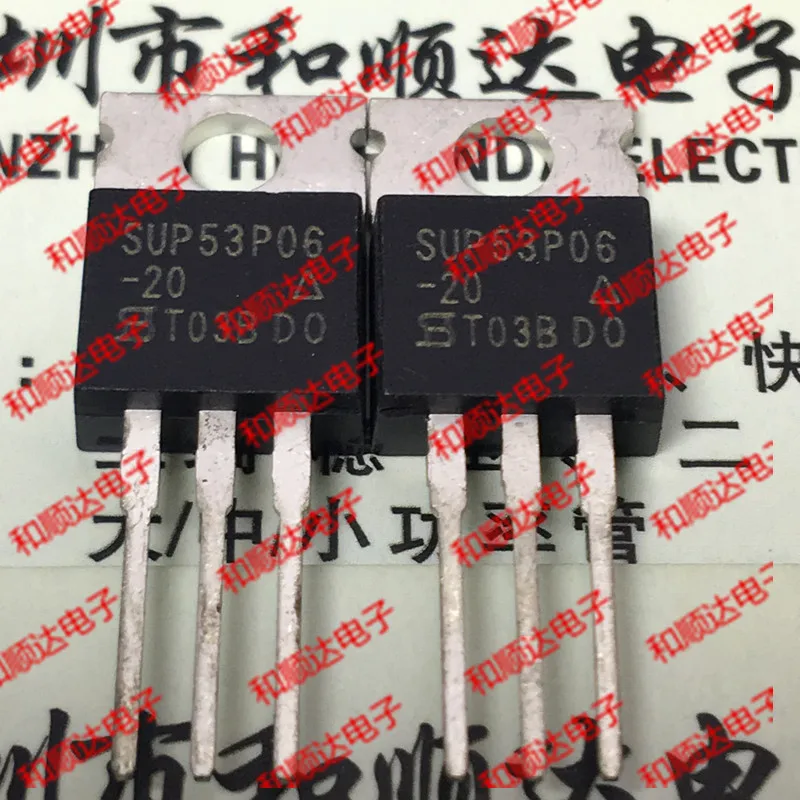 10 шт./лот SUP53P06-20 новые имеющиеся в 220 60V 53A Кол-во