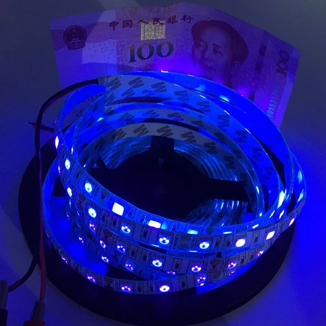 UV Led Streifen licht 3528 5050 SMD 60/120leds/m 395-405nm Uv Ray LED-Diode  Band Lila flexible Band lampe für DJ Fluore - AliExpress