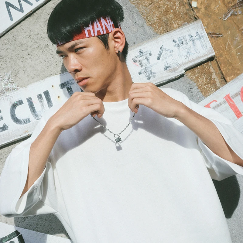 Модная бижутерия 2020 цепочка на шею для мужчин ожерелья с замком парные подвески