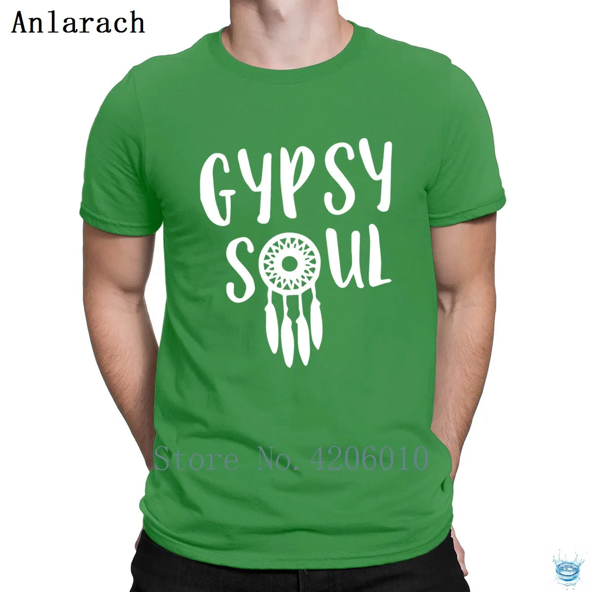 Gypsy Soul футболки Тонкий характер футболка для мужчин наивысшего качества Интересный классический бренд Anlarach