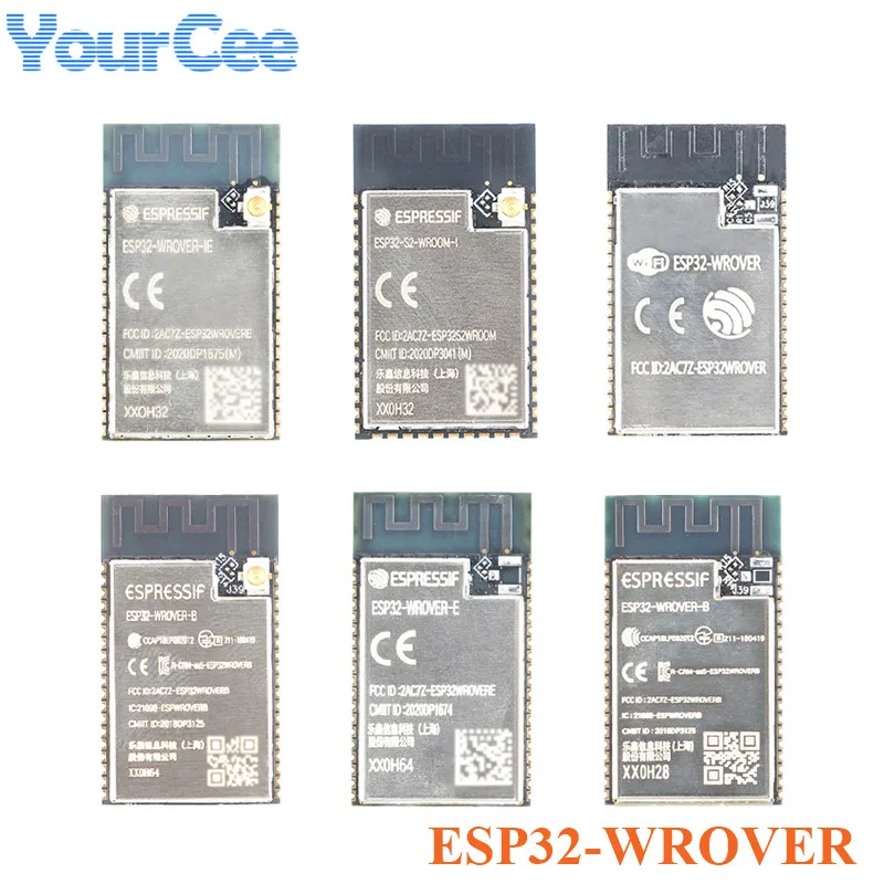 Беспроводной модуль ESP32-WROVER ESP32 ESP-32 4 МБ 8 Мб 16 Wi-Fi ESP 32 ESP32-WROVER-I -IB -B -IE -E IPEX для умного