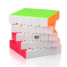 Нео Куб 5x5x5 Cubo Magico Qiyi Qizheng S волшебный куб 5x5 без наклеек кубический антистресс 5 на 5 игрушки для детей Спиннер