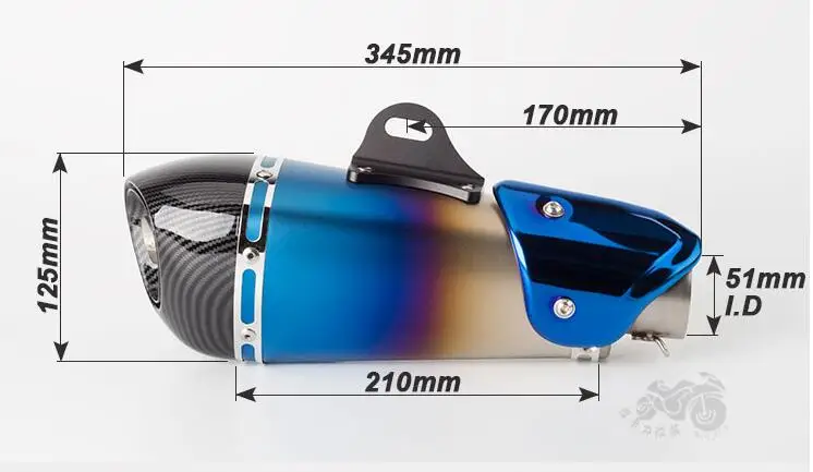 Мото rcycle Модифицированная выхлопная труба Yoshimura с дБ kiler escape moto для CB400 Z250 GSX250R RC390 Z900 MT03