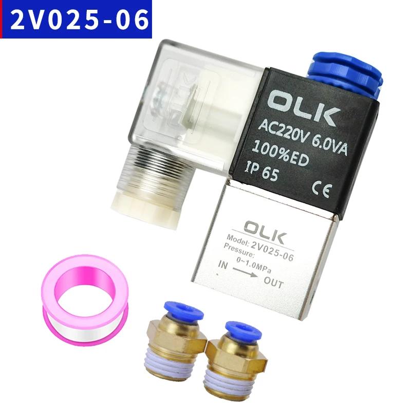 Válvula Solenoide de ar com Posições Válvula Pneumática de Controle de 110v