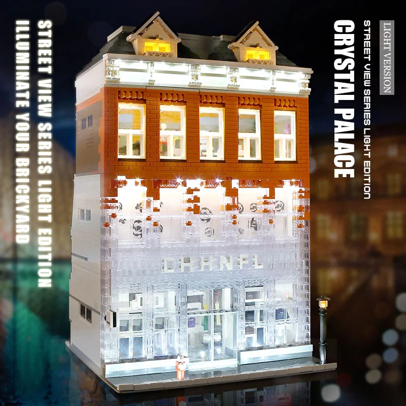 Mould King Compatible With City Street Series Moc Creator Expert Crystal House Building Blocks Bricks Toys For Children Gift Blocks Aliexpress