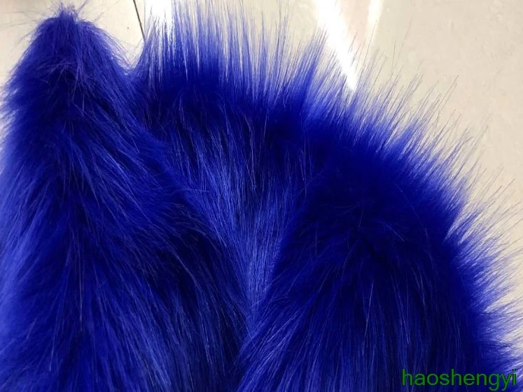 Искусственный Лисий плюшевый тканевый фон для украшения одежды