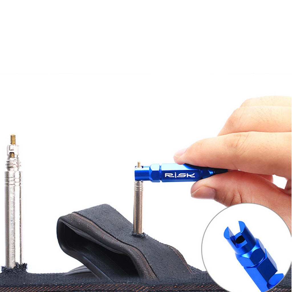 Bicycle Tire Valve Core Removal Presta Schrader Tire Valve Core Repair Tool