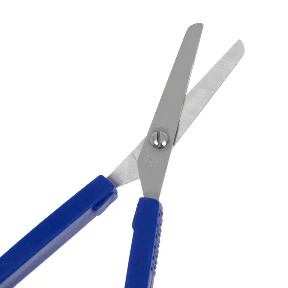 Loop Scissors Grip Loop Handle Self-Opening Adaptive Cutting for Children