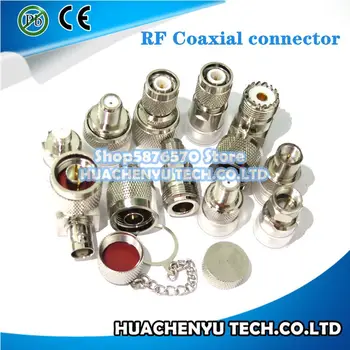 

2pcs RF Coaxial connector NMale to UHF Curved Female NJ/UHFKW L-type double inversion