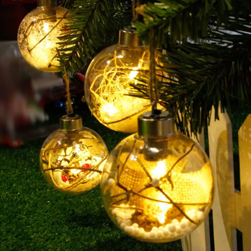 

Christmas Tree LED Transparent Ball Light Hanging Decoration Indoor Outdoor
