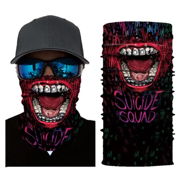 

Halloween magic headscarf skull clown outdoor sports headscarf skiing fishing biking hiking headband devil mouth party dress up