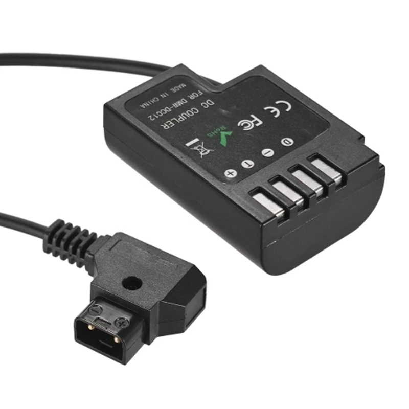 V-крепление D-Tap для DMW-DCC12 DC Соединительный кабель пустышка батарея адаптер для Panasonic DMC-GH5/GH4/GH3 катушки версии